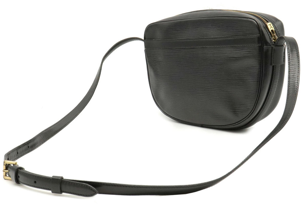 Louis Vuitton Fille Black Epi Shoulder Pochette Leather Noir Jeune Bag Black